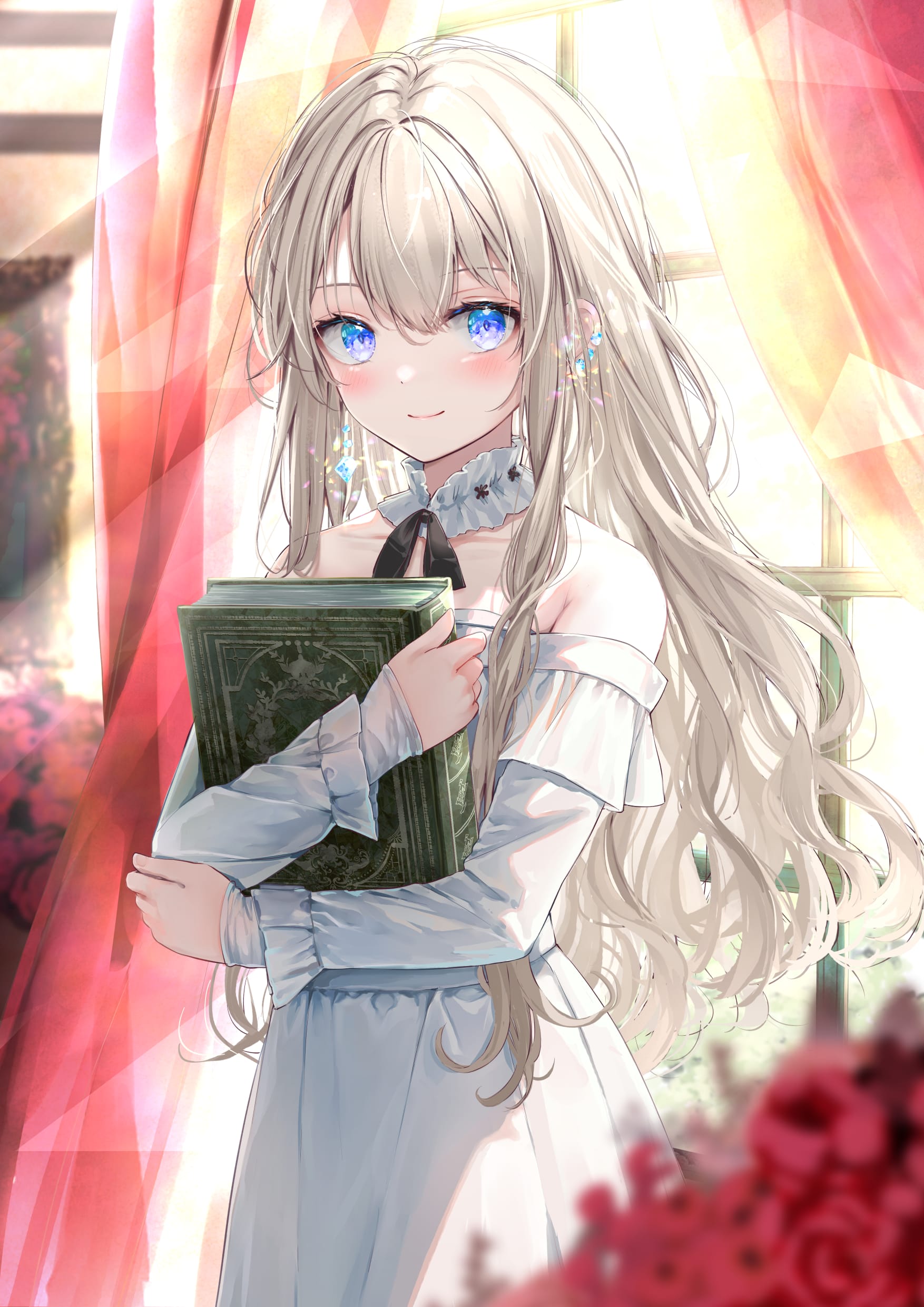 popiku官网窗边进度图二次元少女